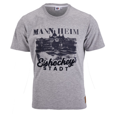 T-Shirt Retro Friedrichspark grau, M